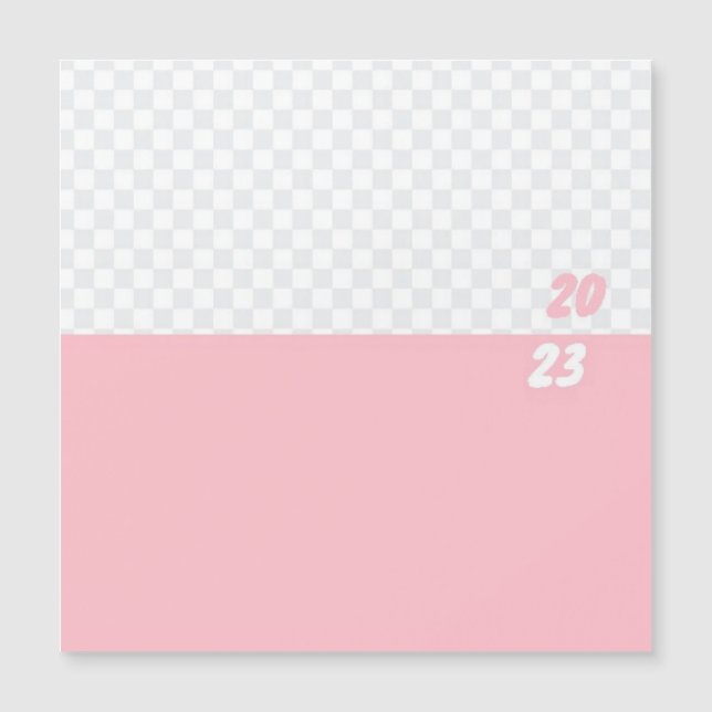 Calendario pequeño de una sola página, blanco (Anverso)