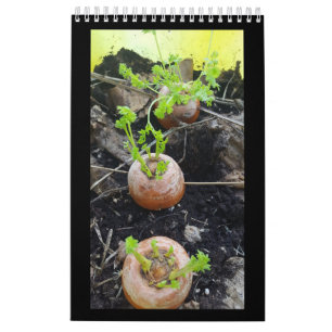 Calendario pequeño de una sola página del jardiner