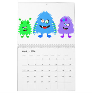 Calendario Pequeños monstruos