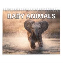 Perfect Gift for Animal Lovers | Baby Animals Wall