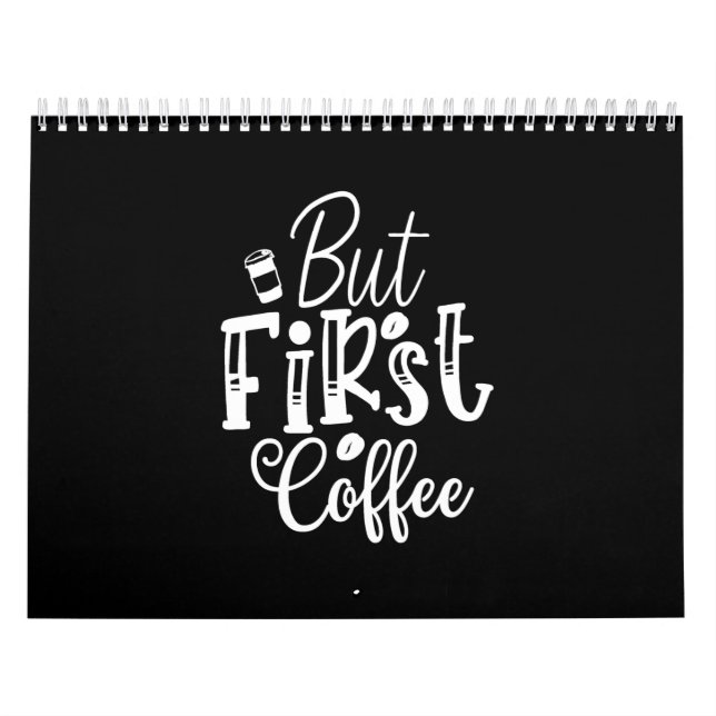 Calendario pero el primer café (Tapa)