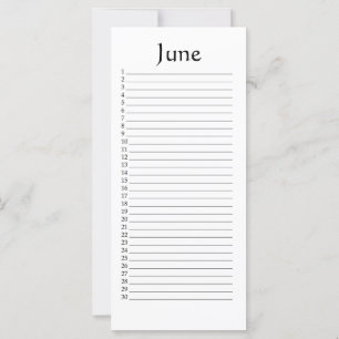 Calendario perpetuo Junio Micah 5:4