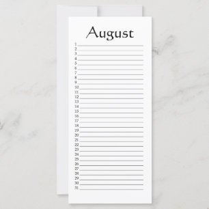Calendario perpetuo Salmo de agosto 145:5