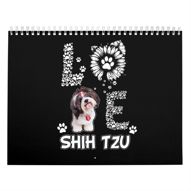 Calendario Perro Lover| Hermoso Shih Tzu (Tapa)