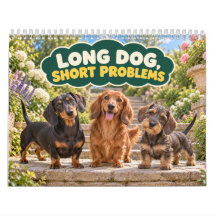 Perro salchicha divertido Problemas cortos largos