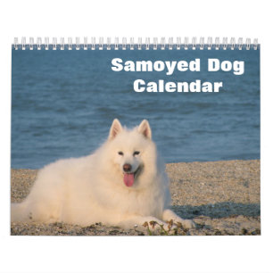 Calendario Perro Samoyed 2025