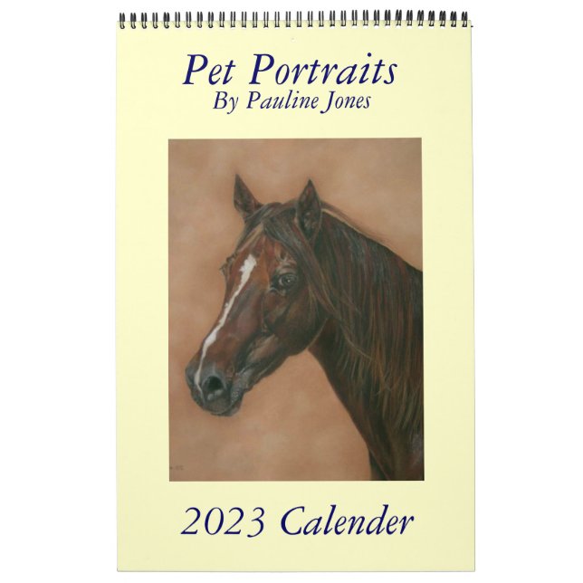 Calendario perros caballos y retratos burdeos mascotas calend (Tapa)