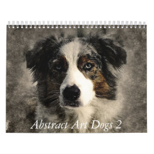 Calendario Perros de Arte Abstracto 2