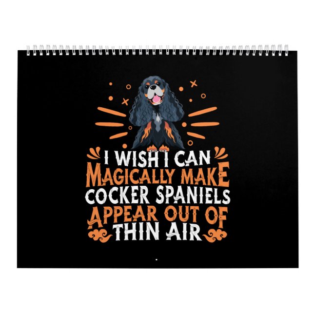 Calendario Perros de Cocker Spaniel (Tapa)