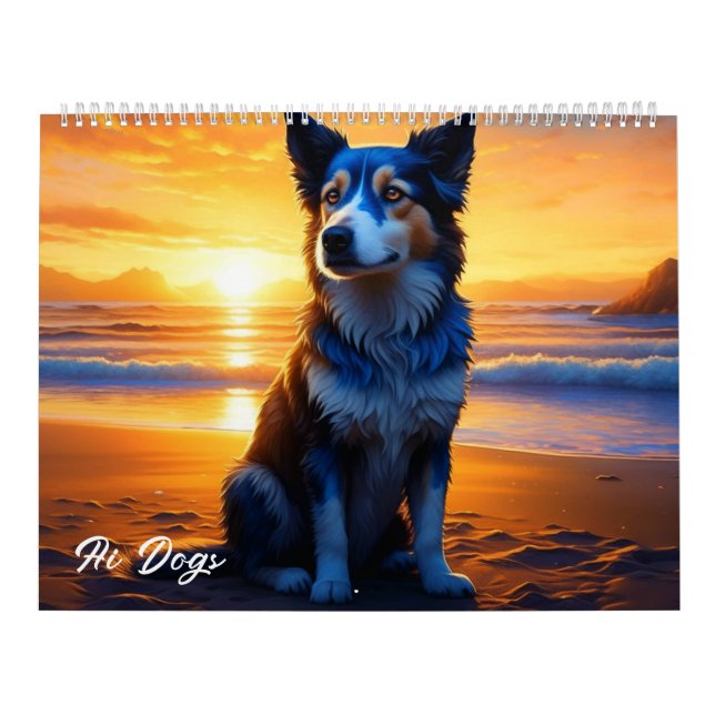 Calendario Perros de IA | Cachorros y perros (Tapa)
