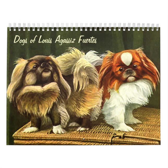 Calendario Perros de Louis Agassiz Fuertes (Tapa)