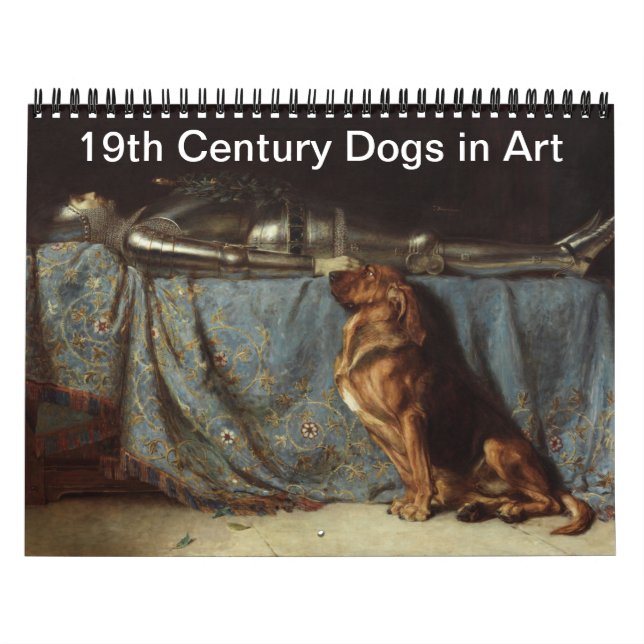 Calendario Perros del siglo XIX en el arte (Tapa)
