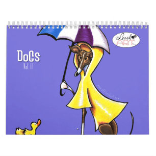 Calendario Perros Ilustraciones fuera de línea Art Vol 2