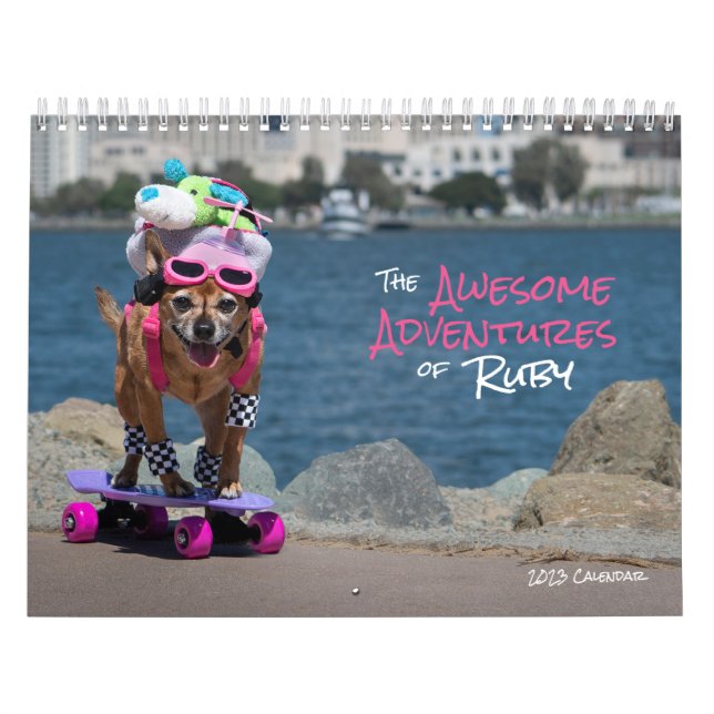 Calendario Perros - Las asombrosas aventuras de Ruby - 2023 (Tapa)