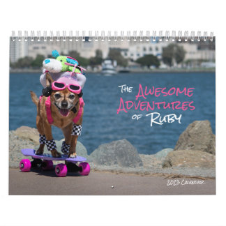 Calendario Perros - Las asombrosas aventuras de Ruby - 2023