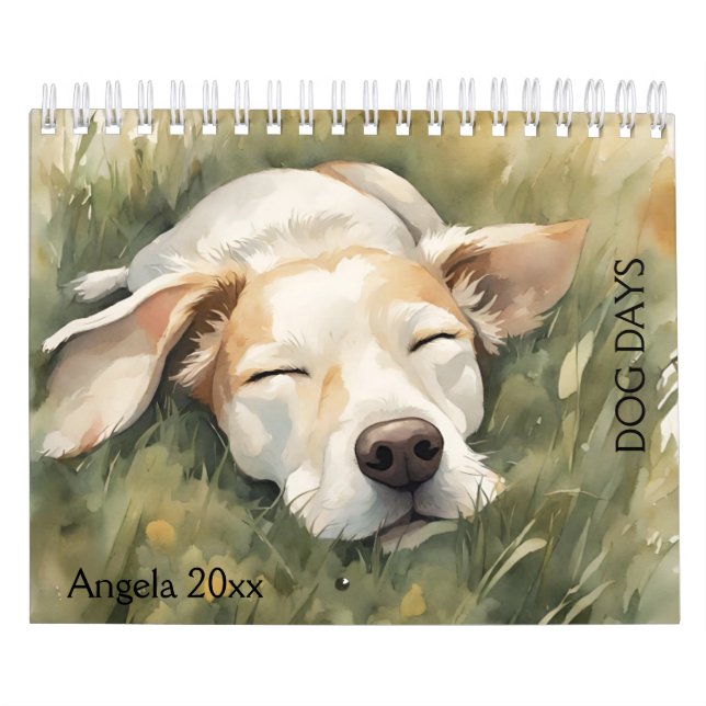 Calendario Perros, perros durmientes (Tapa)