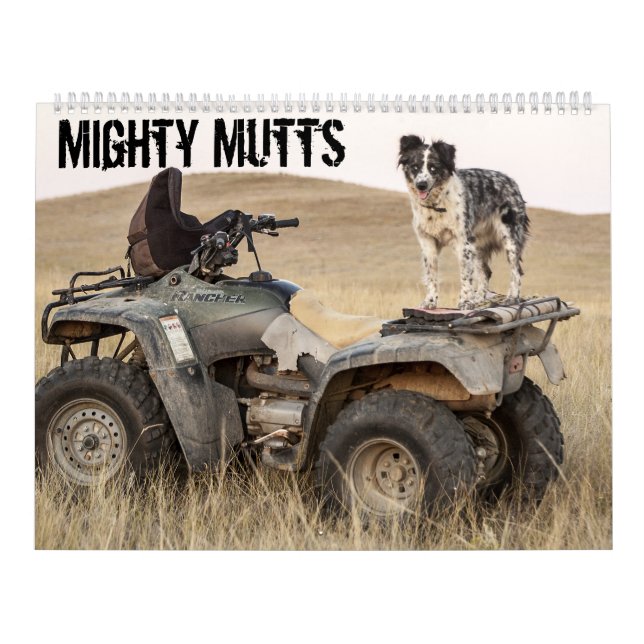 Calendario Perros poderosos del Active de los Mutts (Tapa)