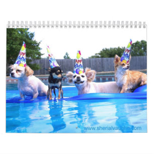 Calendario Perros que viven como seres humanos de Sherial