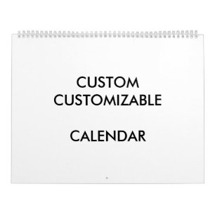 Calendario personalizable BLANK PERSONALIZADO PERSONALIZAR 20