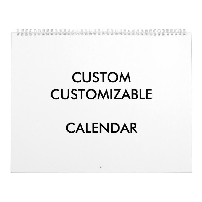 Calendario personalizable BLANK PERSONALIZADO PERSONALIZAR 20 (Tapa)