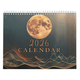 Calendario personalizable Celestial 2026 - Añadir tus fotos