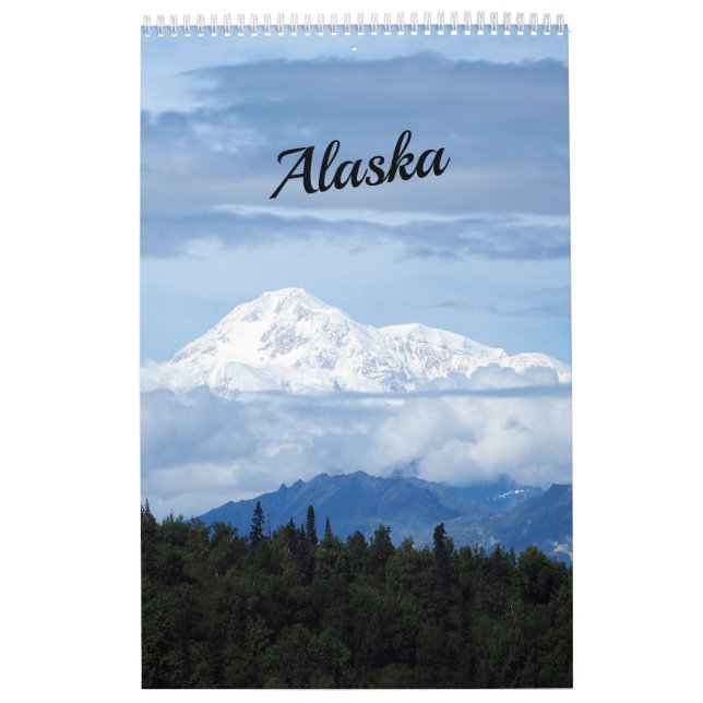Calendario Personalizable fotográfico de Alaska (Tapa)