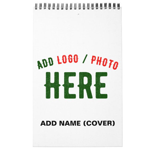 CALENDARIO PERSONALIZABLE MODERNO ESTILO BLANCO VERIFICADO MA (Tapa)