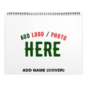 CALENDARIO PERSONALIZABLE MODERNO ESTILO BLANCO VERIFICADO MA