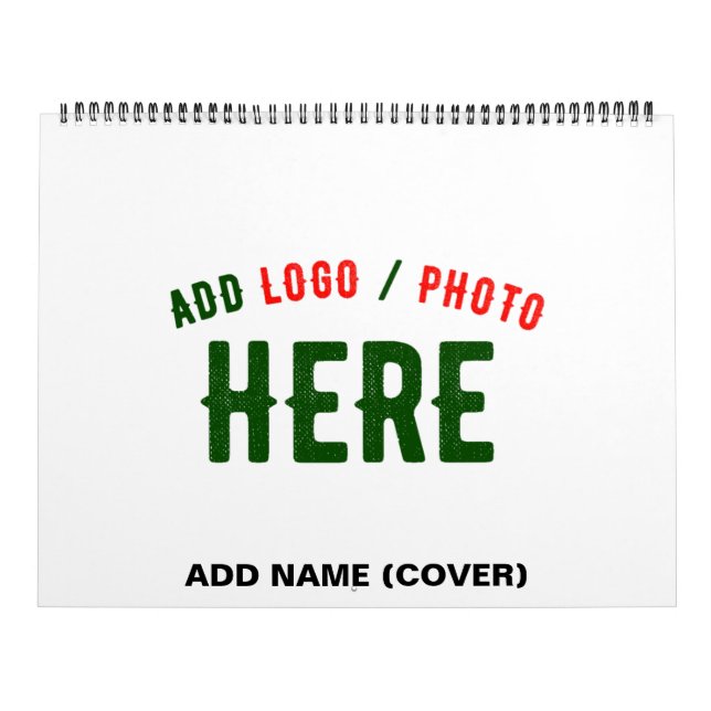 CALENDARIO PERSONALIZABLE MODERNO ESTILO BLANCO VERIFICADO MA (Tapa)