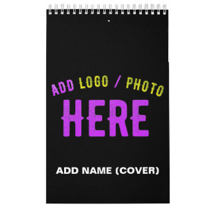 CALENDARIO PERSONALIZABLE MODERNO ESTILO NEGRO VERIFICADO MAR