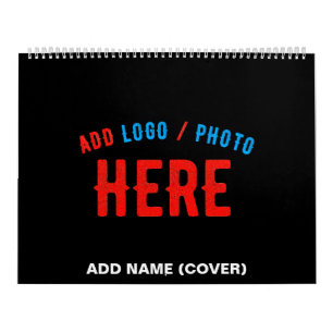 CALENDARIO PERSONALIZABLE MODERNO ESTILO NEGRO VERIFICADO MAR