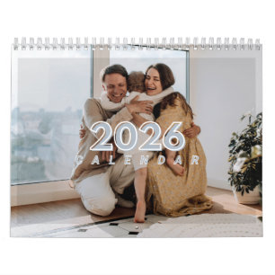 Calendario personalizado 2026 con fotos de tu fami