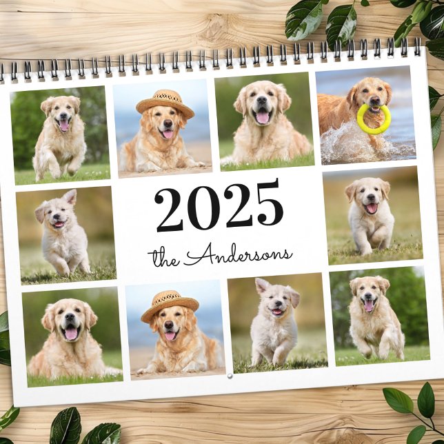 Calendario Personalizado año Mascota de fotografía familiar p (Subido por el creador)