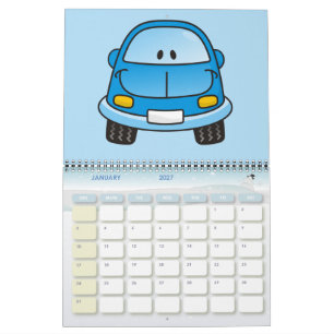 Calendario Personalizado azul