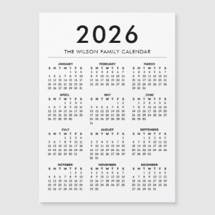Calendario Personalizado con Nombre Personalizado