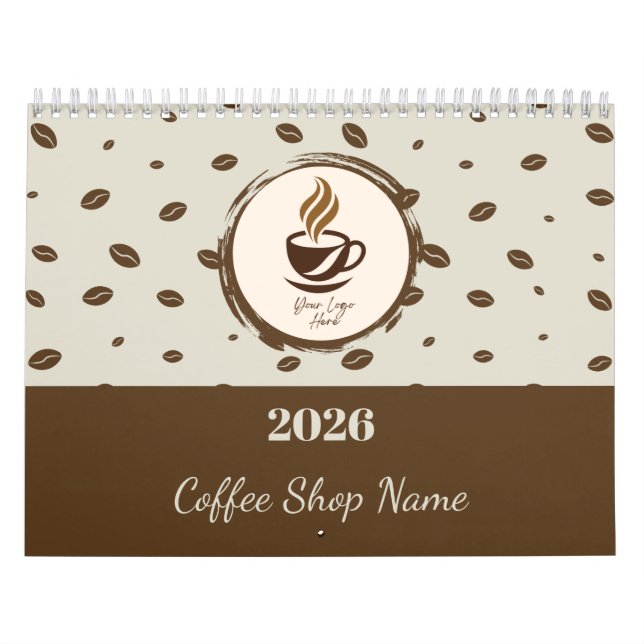 Calendario personalizado de cafetería 2026 ,Autobú (Tapa)