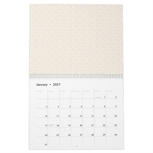 Calendario personalizado de dos páginas | Planific (Jan 2027)