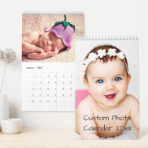 Calendario personalizado de fotografía personaliza