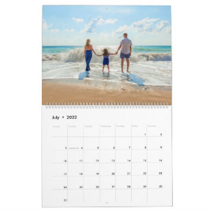 Calendario personalizado de fotos de personalizado