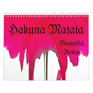 Calendario Personalizado de Ilusión de Rosas Hakun