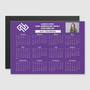 Calendario personalizado de la empresa Purple 2027