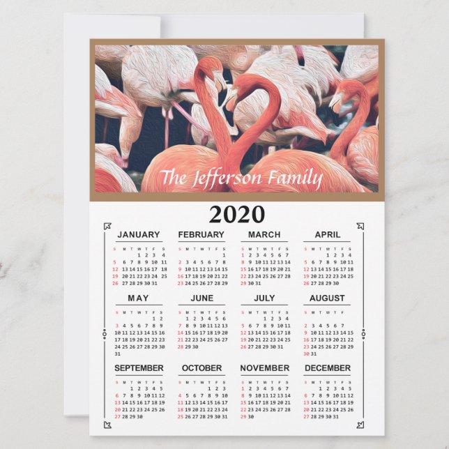 Calendario personalizado de Personalizado de fotog (Anverso)