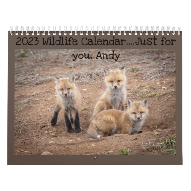 Calendario Personalizado de Vida Silvestre 2023 (Tapa)