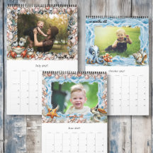 Calendario Personalizado del Primer Año de Sea Lif