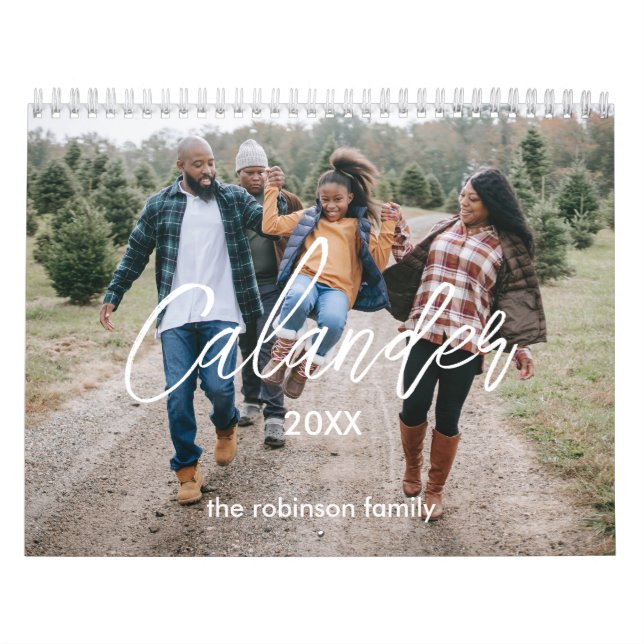 Calendario Personalizado elegante (Tapa)