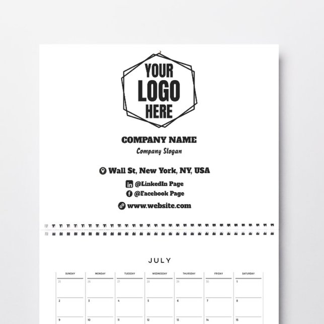 Calendario Personalizado Empresa de promoción de marca comerc (Subido por el creador)