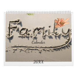 Calendario personalizado familiar