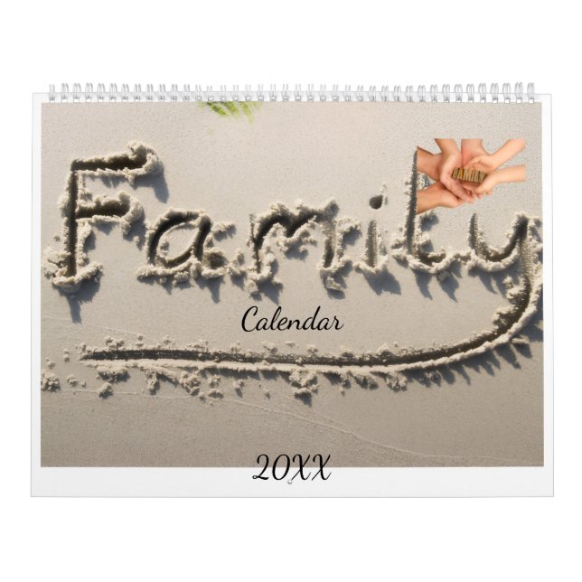 Calendario personalizado familiar (Tapa)