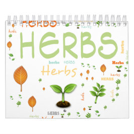 CALENDARIO PERSONALIZADO HERB CALENDAR - 20XX