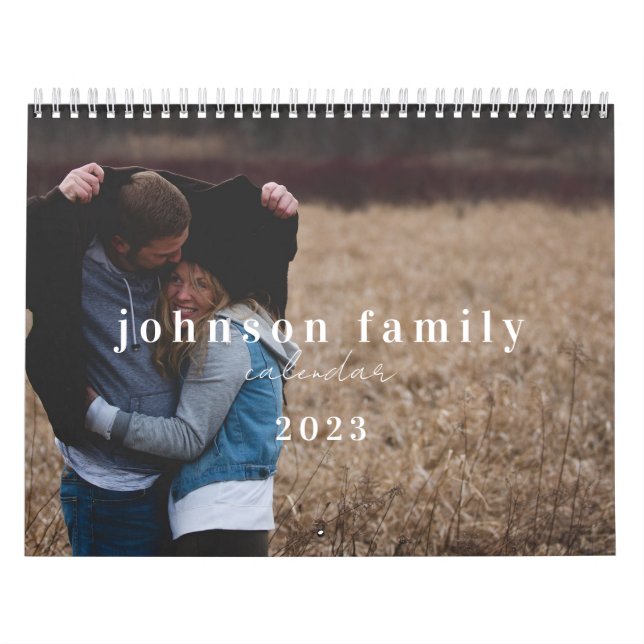 Calendario Personalizado moderno (Tapa)